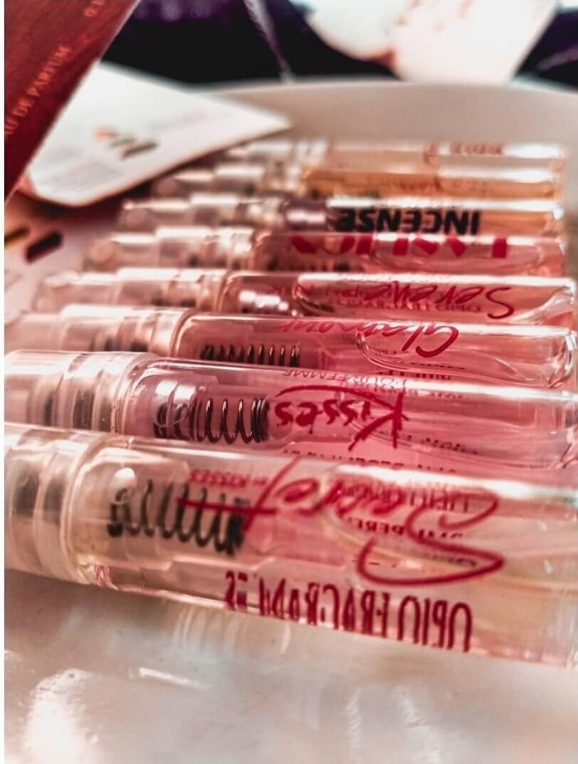 Pack of 10 Mini Perfume Samples - 5 Women, 5 Men Travel Size OPIO 3ml Perfume Samples