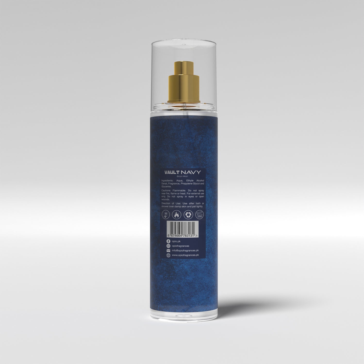 VAULT NAVY BODY MIST (For Men)