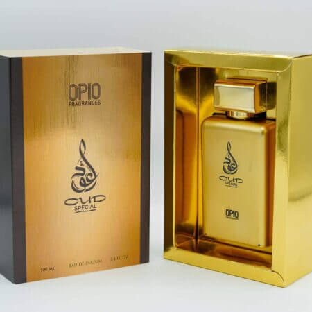 OUD Special Perfume by Opio Fragrances in Golden packaging